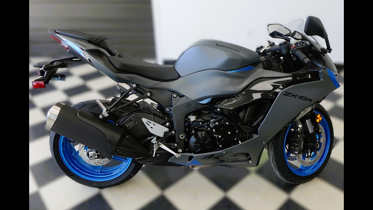 2026 KAWASAKI NINJA ZX-6R ABS STOCK #: K8498 - YouTube