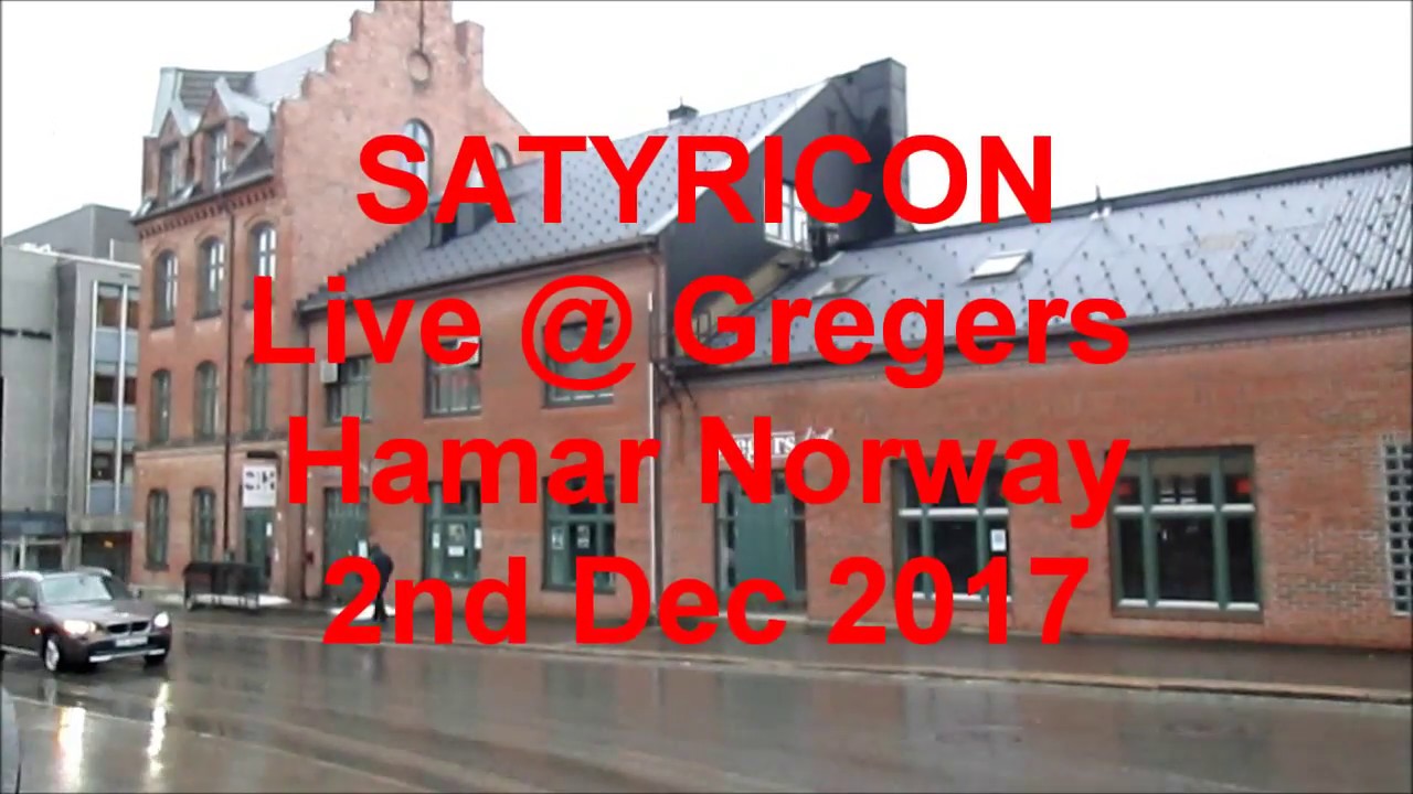 SATYRICON live @ Gregers Hamar Norway 2nd Dec 2017