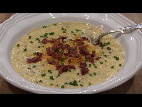 Homemade Loaded Potato Soup Recipe in Crock Pot