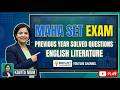 ENGLISH LITERATURE SOLVED QUESTION MOSTLY ASKED MAHA SET EXAM