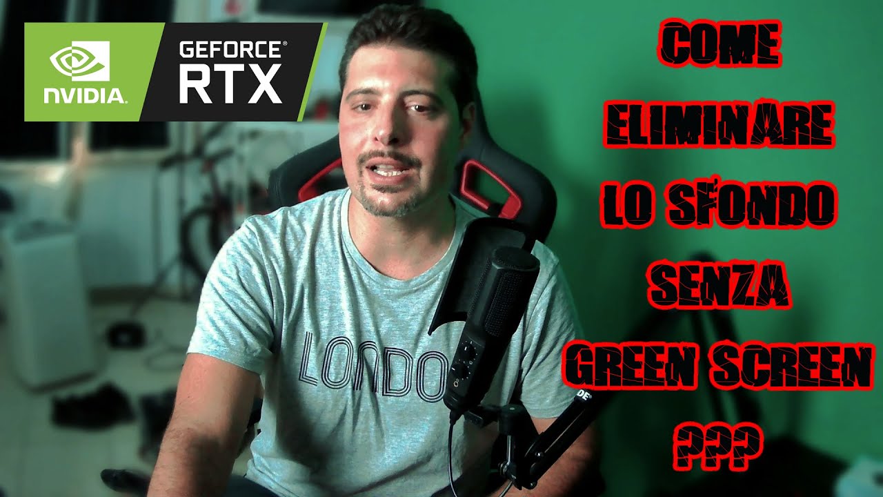 TEST Nvidia Broadcast - Come Funziona - YouTube