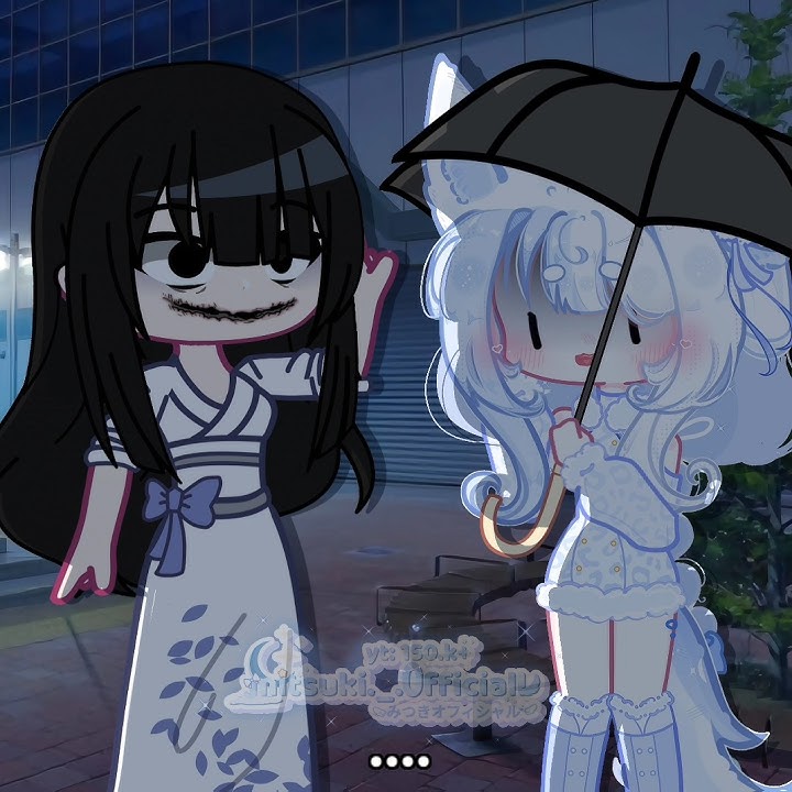 Am I beautiful?( kuchisake onna) #animation #gacha #trend
