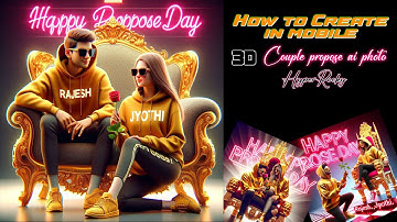 Promise Day Ai Photo Editing | Promise Day Ai Image Generator | Happy Promise Day Name Video Editing