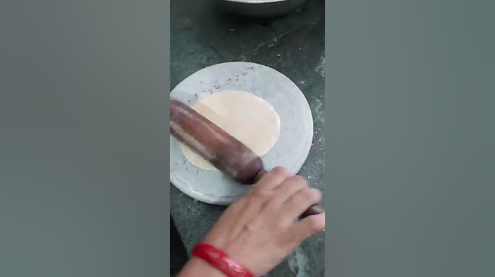रोटी बेलने का तरीका