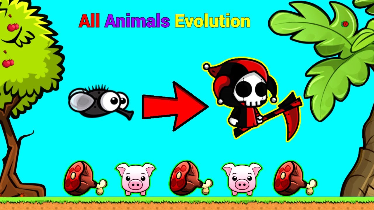 All Animals Evolution in FlyOrDie.io 