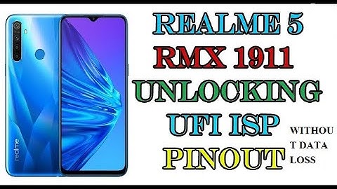 Realme 5 (RMX 1911) Unlocking Offline By UFI ISP Pinout