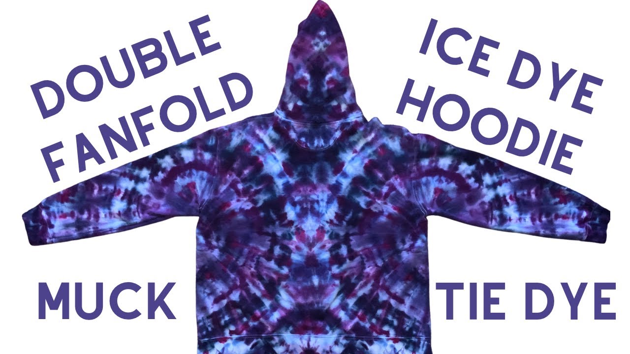 Tie Dye Hoodie - Easy Ice Dye Tutorial for Beginners (Swirl Pattern) 