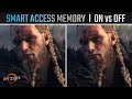 Amd smart access memory sam on vs off  1080p 1440p and 4k benchmarks