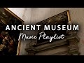 Walking through a museum with relaxing classical music