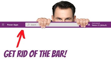 Hide the Power Apps Bar!
