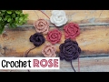 Quick & Easy Crochet Rose | Sewrella
