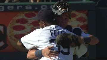 CWS@DET: Feliz gets flyout to secure the save