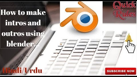 How To Make An Intro With Blender For Free! Blender Intro Tutorial! 2018 in hindi/urdu.