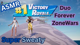 Fortnite ASMR💤Duo Forever Zone Wars♾️😴Chill Whispering and Controller Sounds!