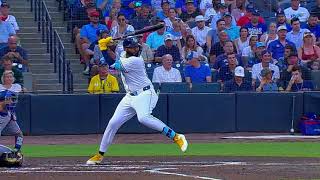 Junior Caminero Slow Motion Home Run Baseball Swing Hitting Mechanics Instruction Video Tips