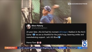 L.A. native Jack Flaherty shares his 'moment' as a Dodger with mom