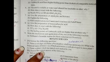 || Tmbu University || Botany Subs. Objective solution(2011 to 2015). Bsc. part 1 (2021-24 batch)