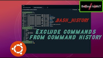 How to exclude commands from Bash History in Linux