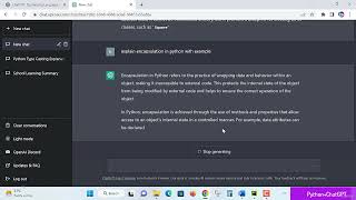 use ChatGPT OpenAi to learn Python 07 Use ChatGPT to write encapsulation