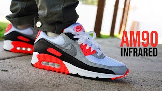 2020 Nike Air Max 90 Infrared (Air Max 3 Radiant Red) Review