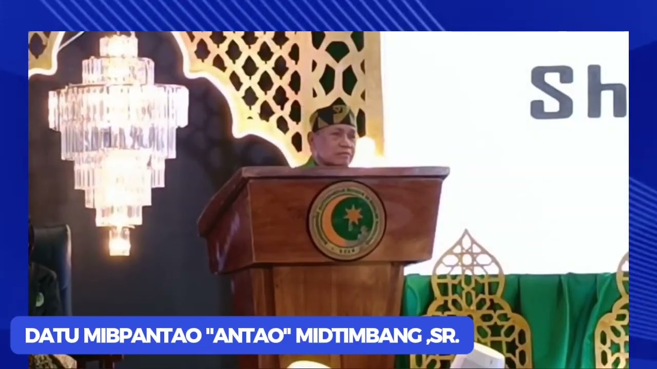 DATU MIBPANTAO "ANTAO" MIDTIMBANG | LAUNCHING: BANGSAMORO INITIATIVE FOR PEACE AND SOLIDARITY 
