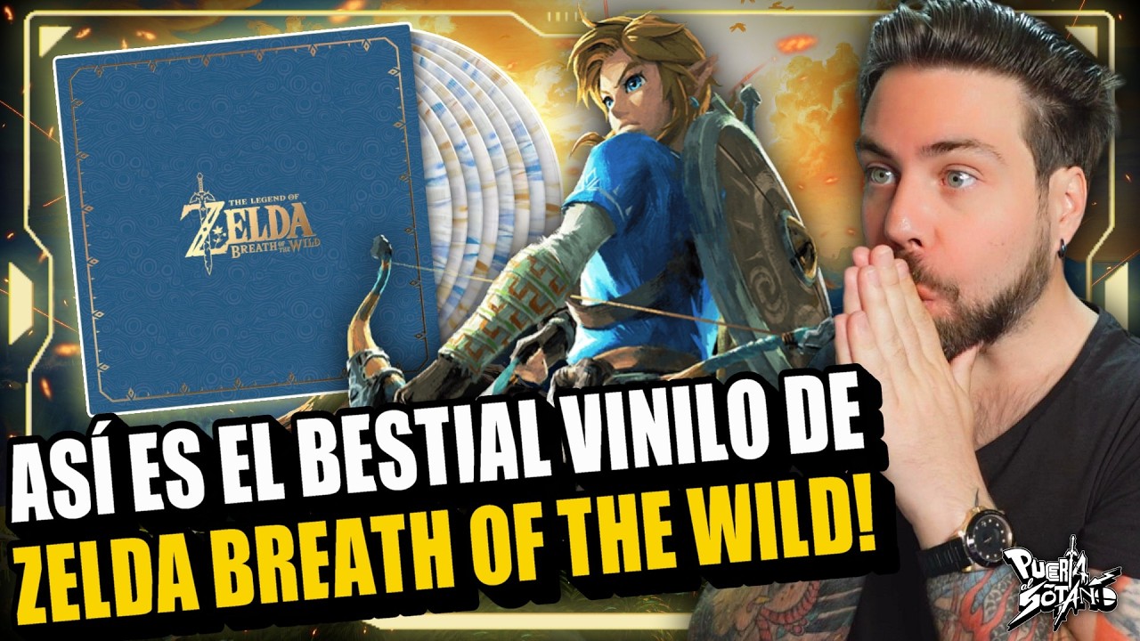 🔥Así de PRECIOSA es la EDICIÓN ESPECIAL del VINILO de ZELDA BREATH OF THE WILD! Qué SALVAJADA!