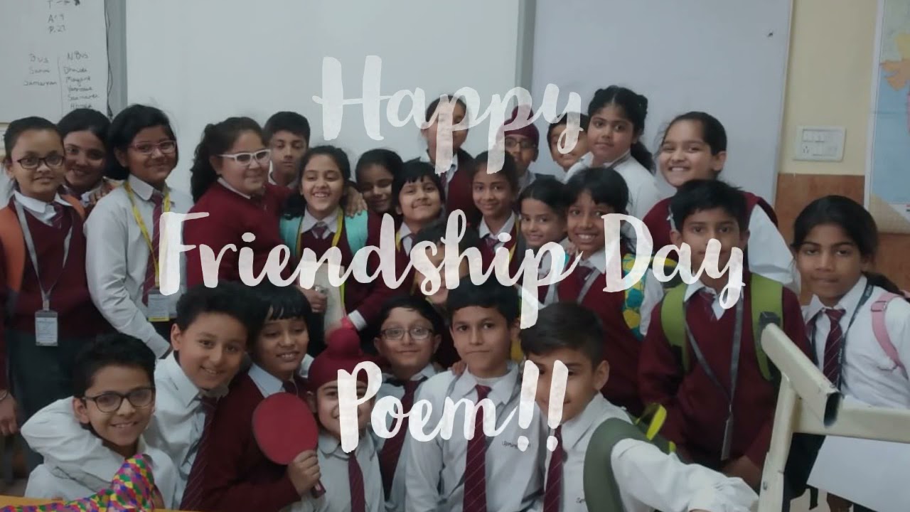 Happy Friendship Day poem!!❤💑