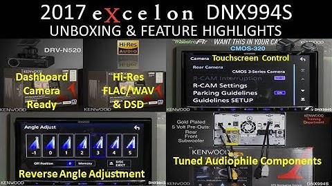 KENWOOD eXcelon DNX994S 2017 Flagship Navigation Multimedia Receiver Unboxing & Feature Highlights
