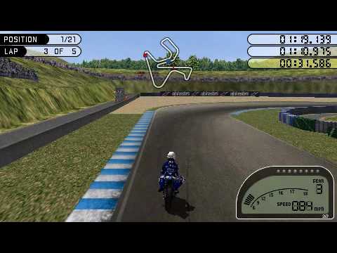 Motogp Psp Version With Active Cheatmaster Cheats Youtube