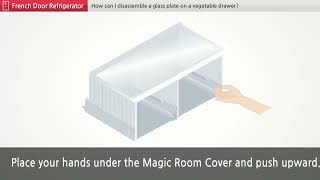 [Refrigerator] Disassembly & reassembly of crisper drawer glass plate