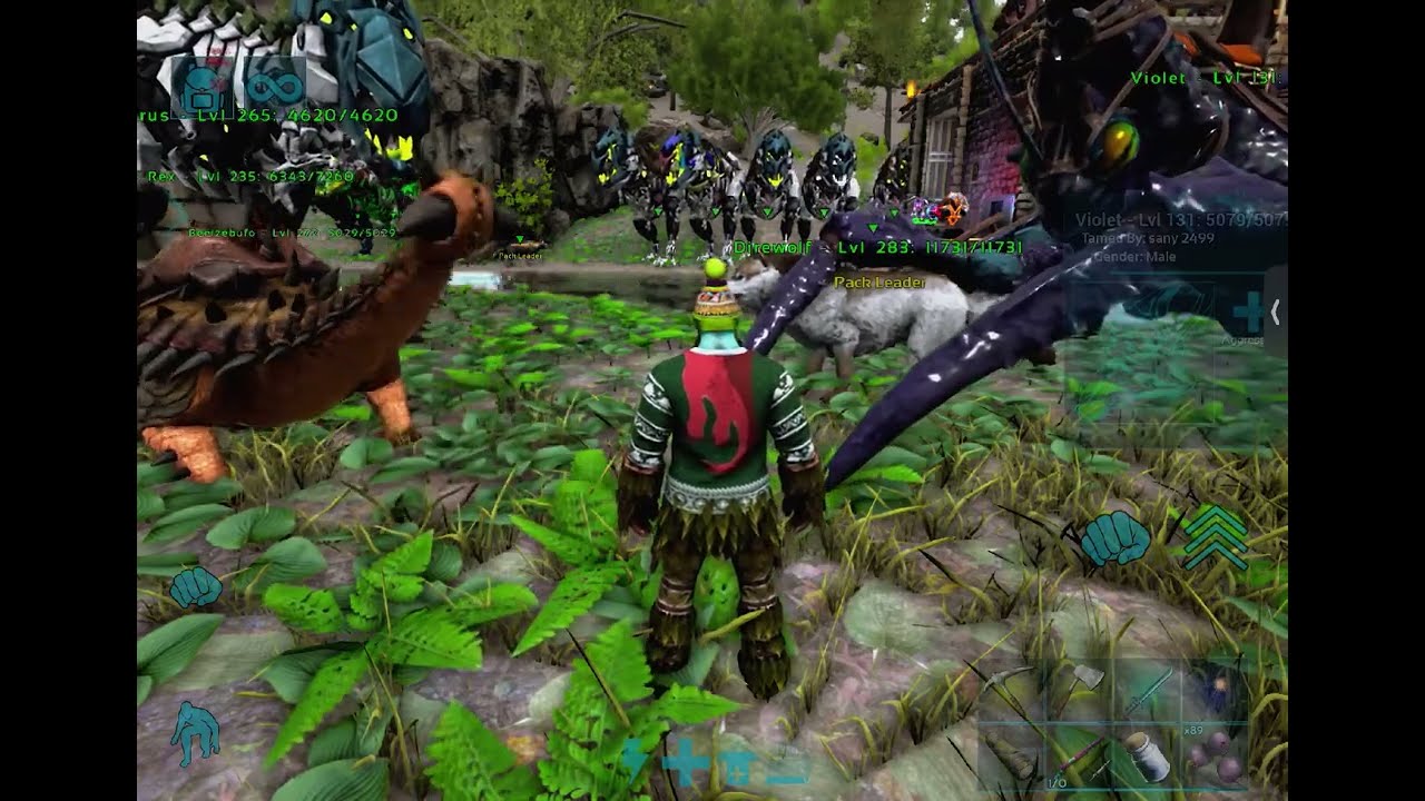 ยุงวีโอเลต The island map Ark