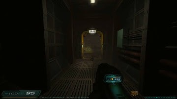 Doom3: Level 25 - Caverns - Area 1 (Part 1)