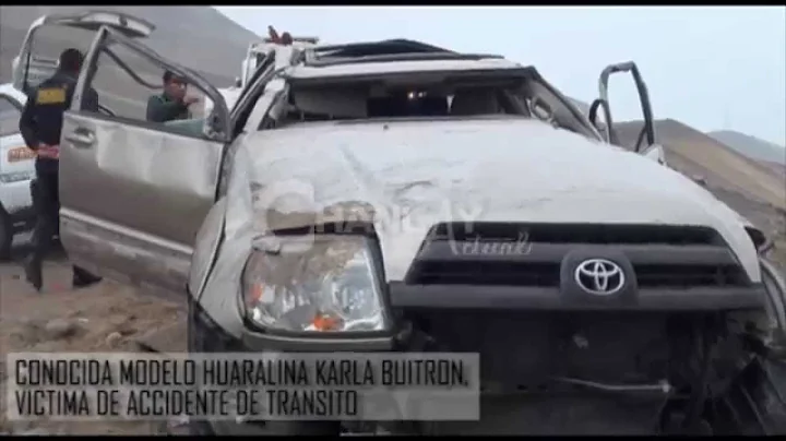 CONOCIDA MODELO HUARALINA KARLA BUITRON, VICTIMA D...