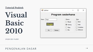 Visual Basic 2010 Express | Using Checkboxes and Radio Buttons