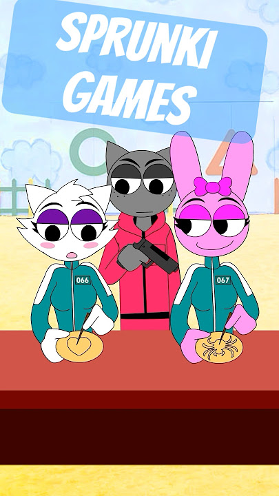 #sprunki #squidgame #animation #wenda and #pinky