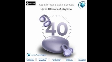 Noise Air clips - Available at World of Technology ... #worldoftechnology #tech#noise #earbuds