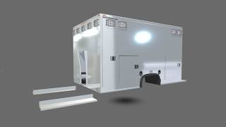 🚑 Ambulance equipment for 350 truck 3D model BLENDER 🚨