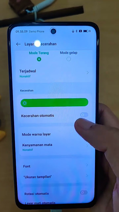 cara menyesuaikan warna kontras pada smartphone realme #android #smartphone
