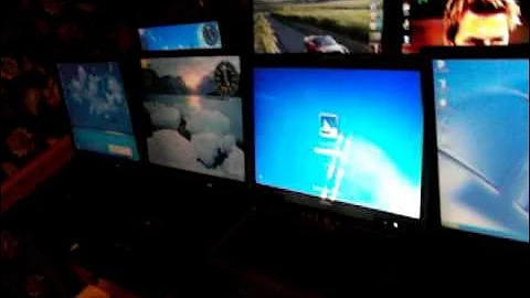 Fun with 9 Laptops - 3 Dell 3 IBM 3 HP 1/2