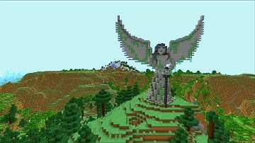 How to Build an Angel Statue | Minecraft Tutorial