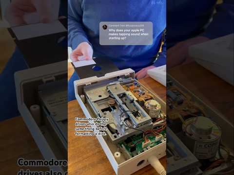 Retro Computer ASMR: apple II floppy disk drive & Commodore 64 1541 II “head banging”🤘#80s #tech