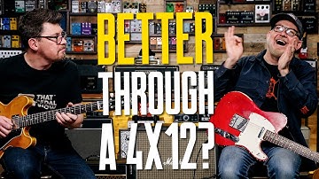 4 Classic Guitar Amps Through A 4x12 Speaker Cab – Does The 412 Make Everything Better?