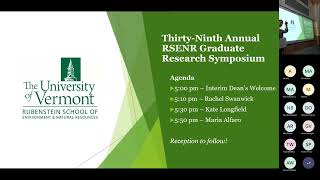 2022 RSENR Graduate Research Symposium Recording