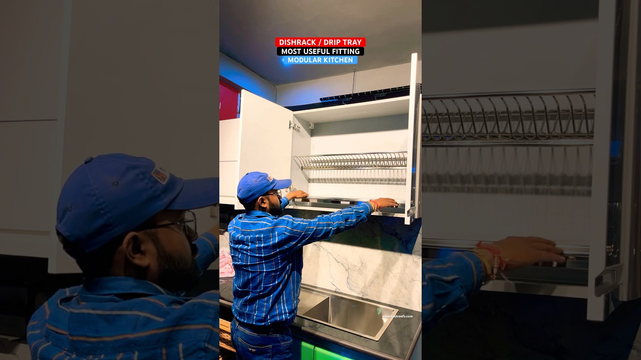 #5 Best Useful Fitting for Modular Kitchen, Dish rack for Modular Kitchen, For Wet Dishes 