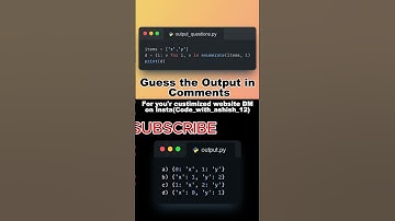 Guess the Output in Python || Video 59 ||