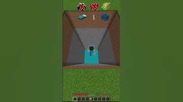 MINECRAFT FALL DAMAGE VS BLOCK