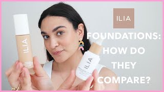 ILIA Beauty Foundation Review and Comparison | Super Serum Skin Tint vs. True Skin Serum Foundation