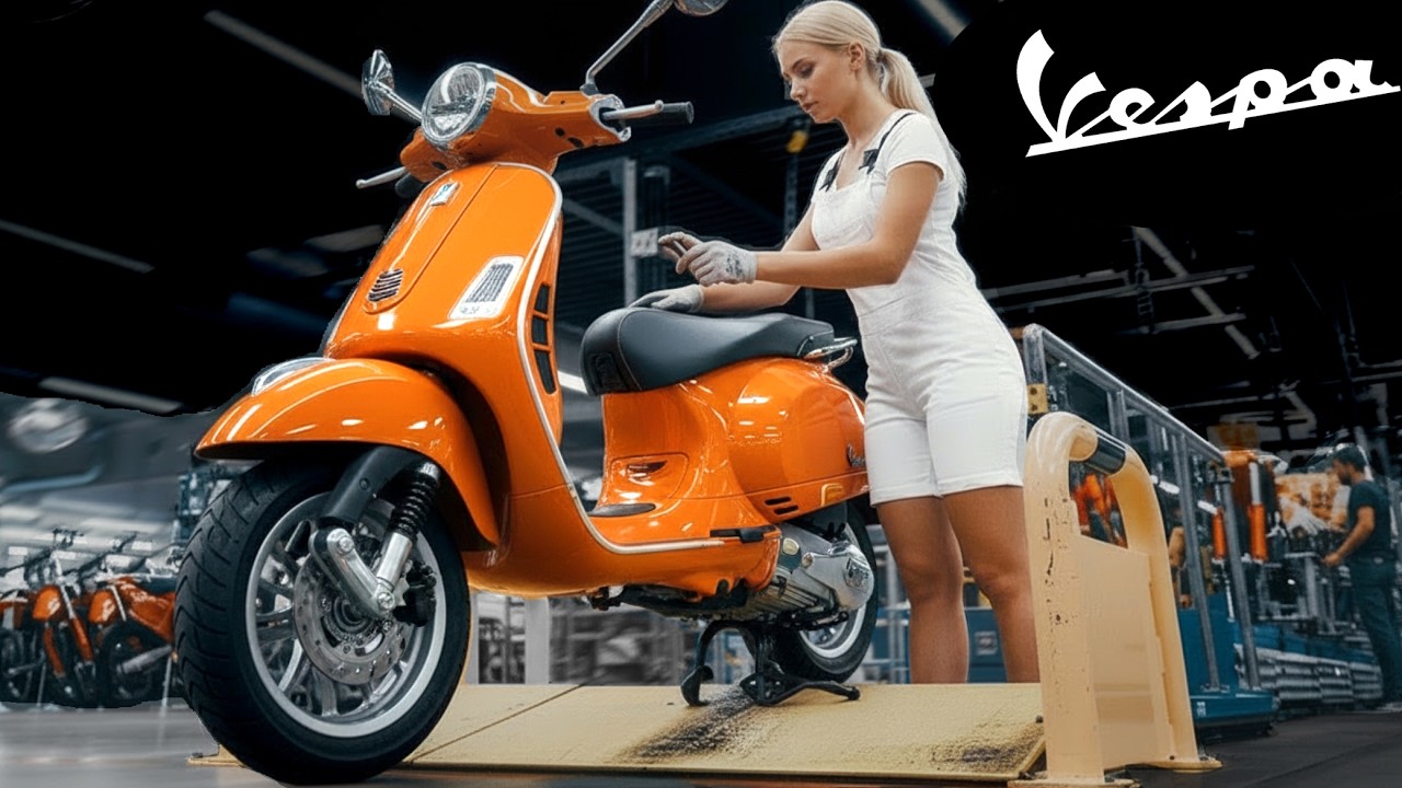 How Vespa Scooters are assembled in Italy – Step by Step process