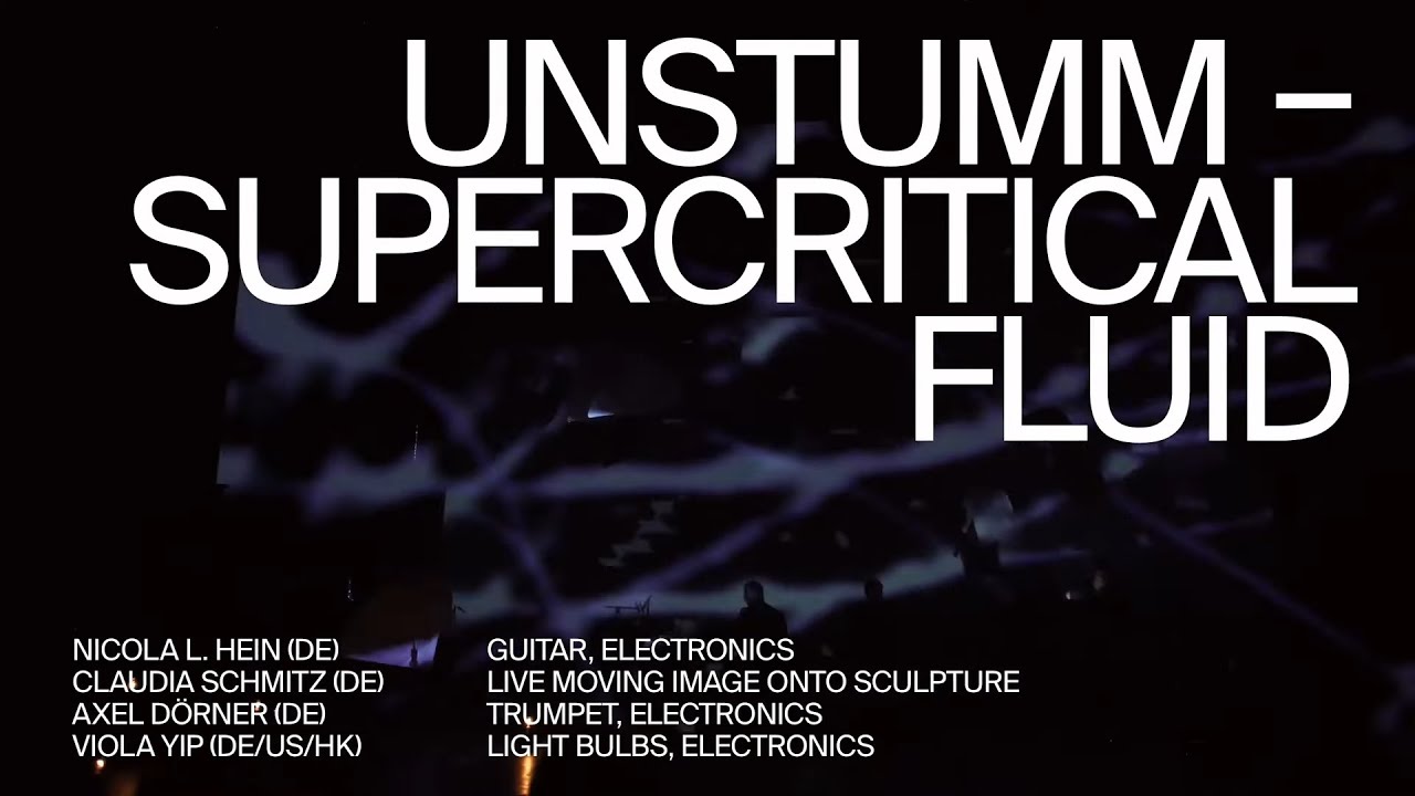 UnStumm "Supercritical Fluid" - live @ Radialsystem, Berlin | A L'ARME! Festival 2021