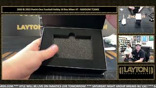 2020 & 2022 Panini One Football Hobby 10 Box Mixer Random Teams